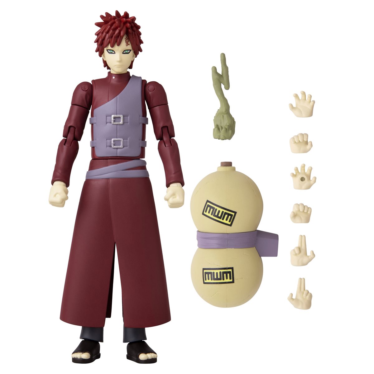 Anime Heroes Naruto: Shippuden Gaara  6 1/2-Inch Action Figure