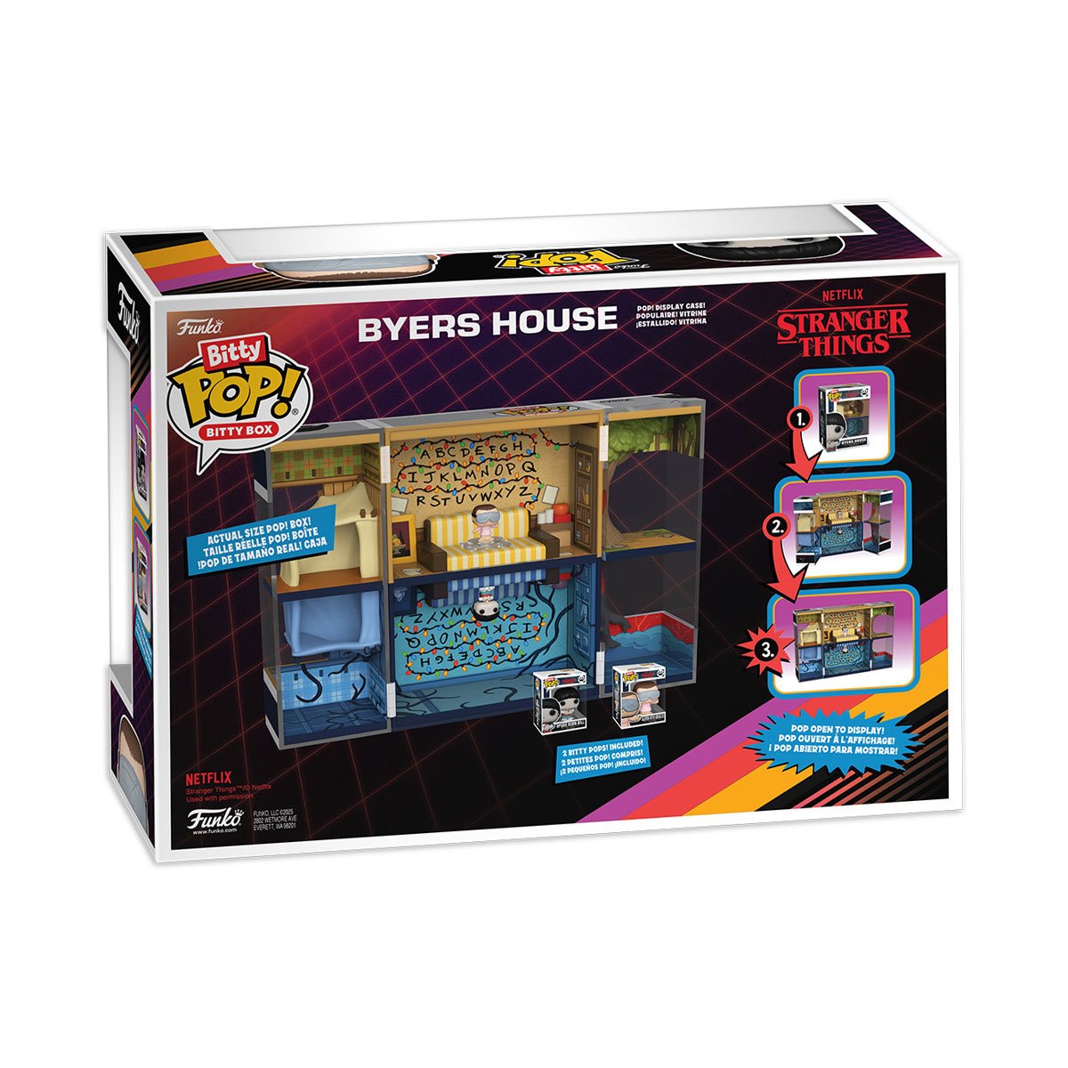 Stranger Things Byers House Funko Bitty Box Playset