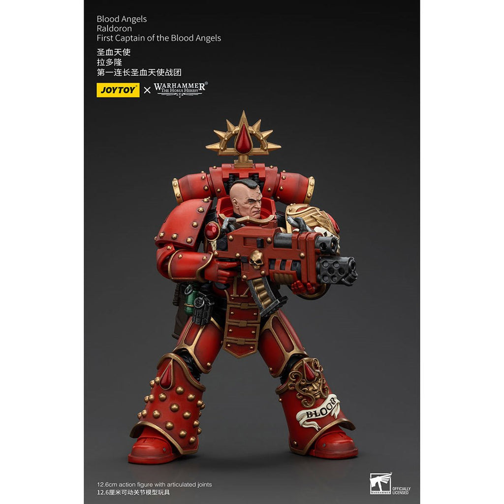 Joy Toy Warhammer The Horus Heresy Blood Angels Raldoron First Captain 1:18 Scale Action Figure