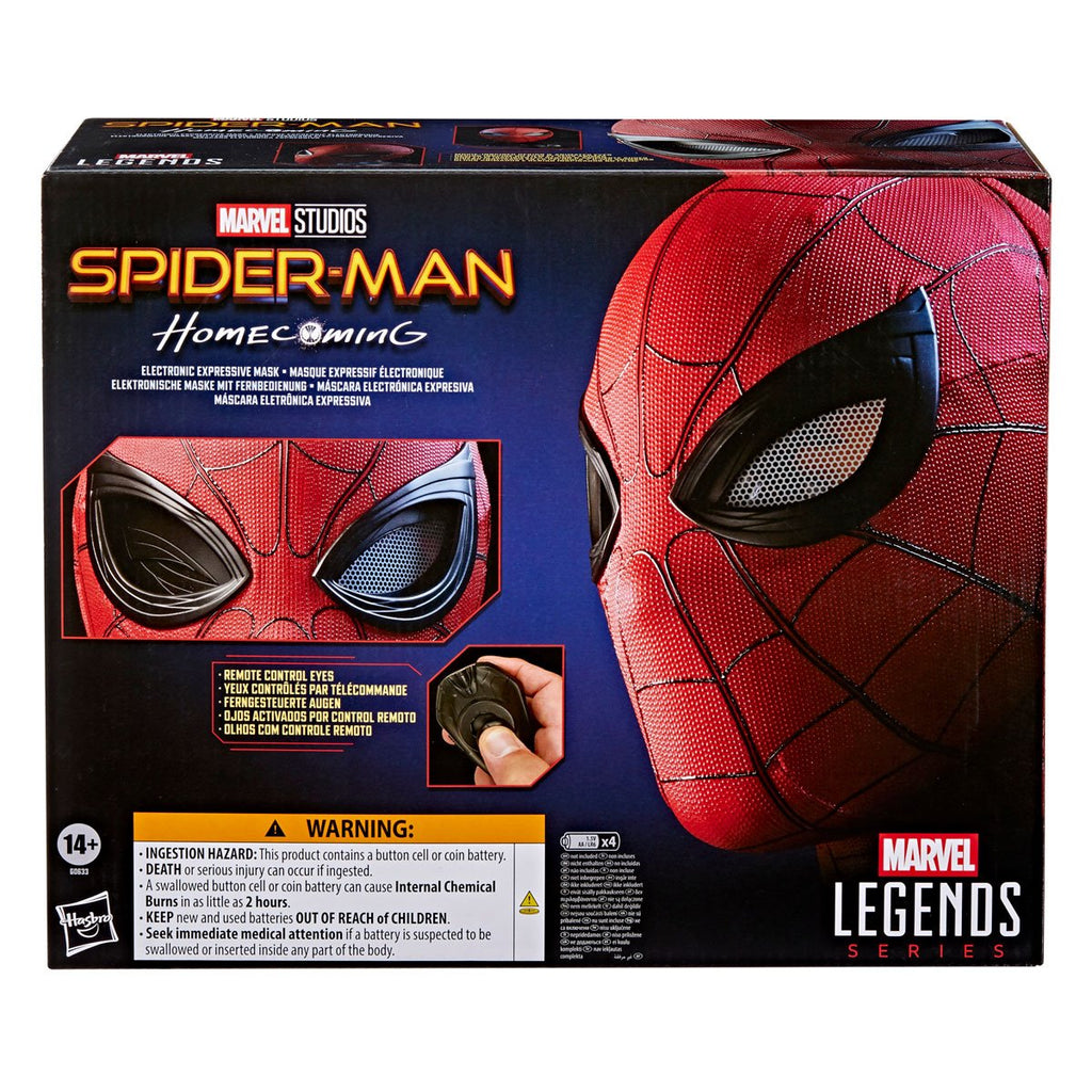 Spider-Man: Homecoming Marvel Legends Electronic Expressive Mask