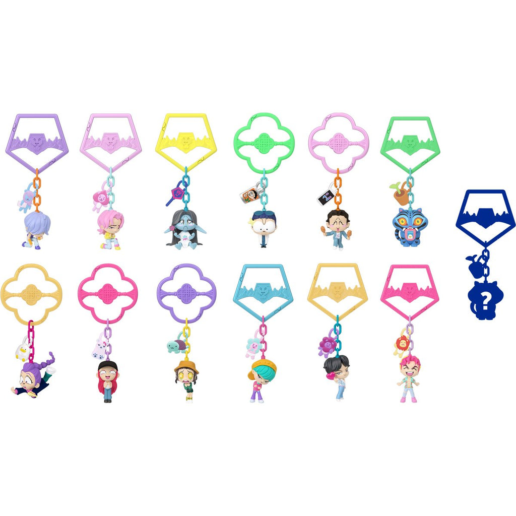 KPop Demon Hunters Mini-Figure Key Chain Blind Box Set of 3
