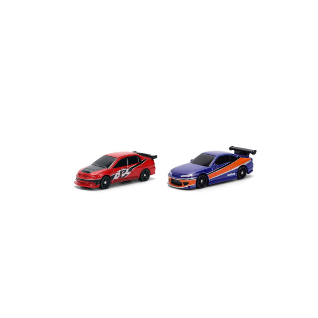 Fast and the Furious Han's Garage Nano Hollywood Rides Nano Scene Diorama with Vehicles