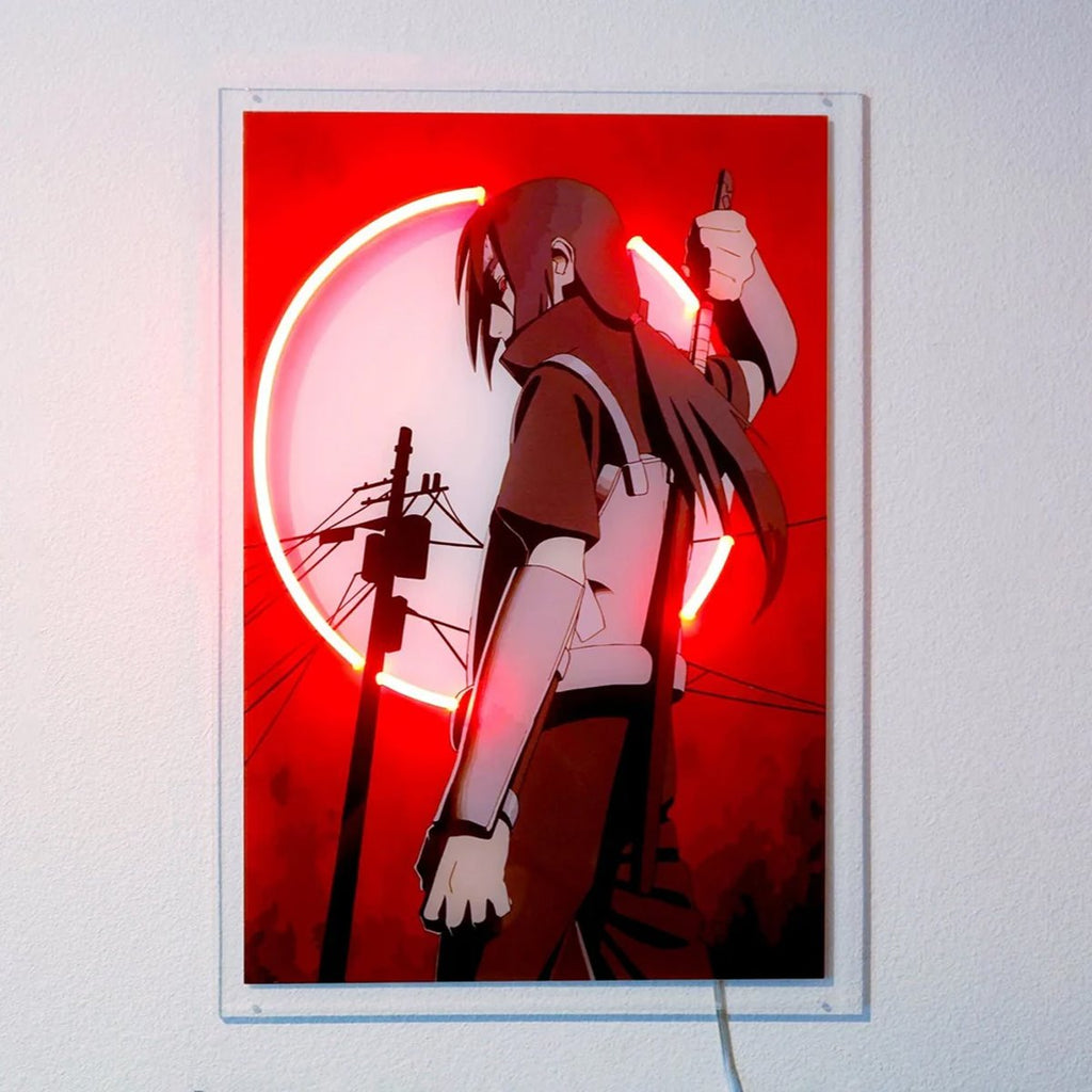 Naruto: Shippuden Itachi Moonlight LED Neon Poster