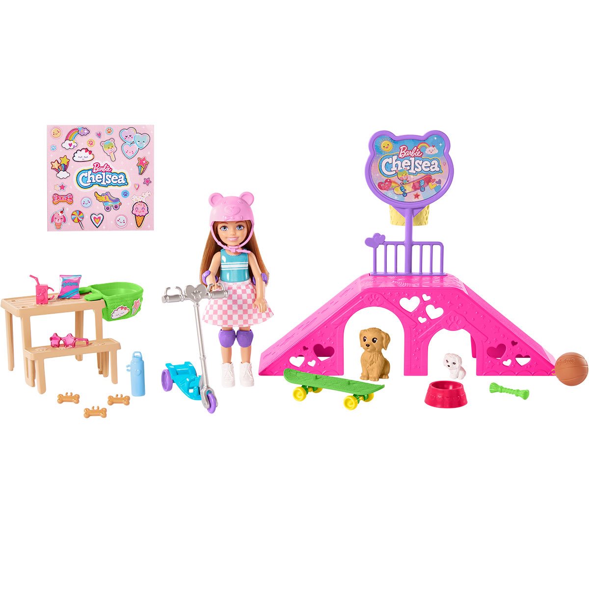 Barbie Chelsea Skate Park Doll and Playset