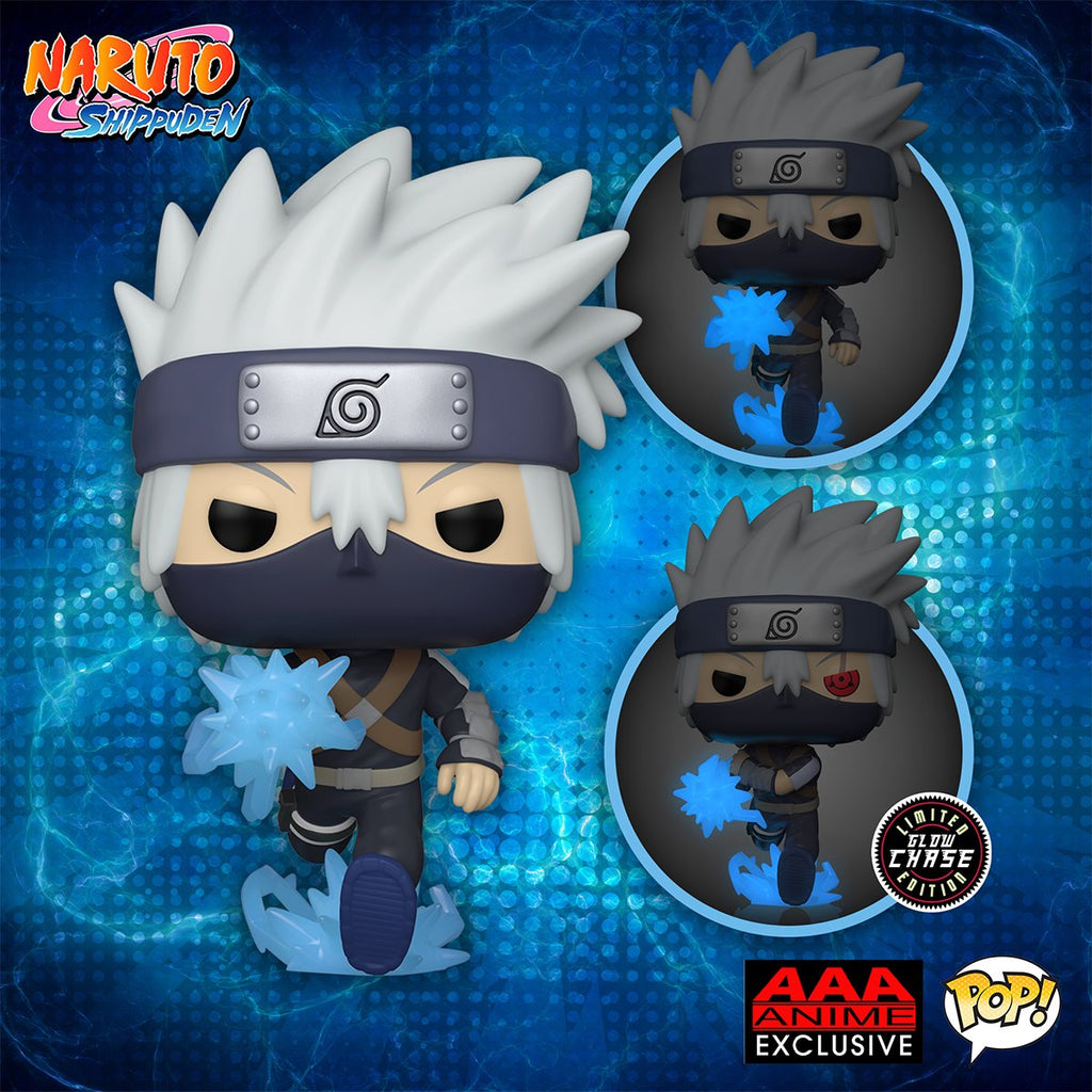 Naruto: Shippuden Young Kakashi Hatake with Chidori Glow-in-the-Dark Funko Pop! Vinyl Figure #1199 - AAA Anime Exclusive