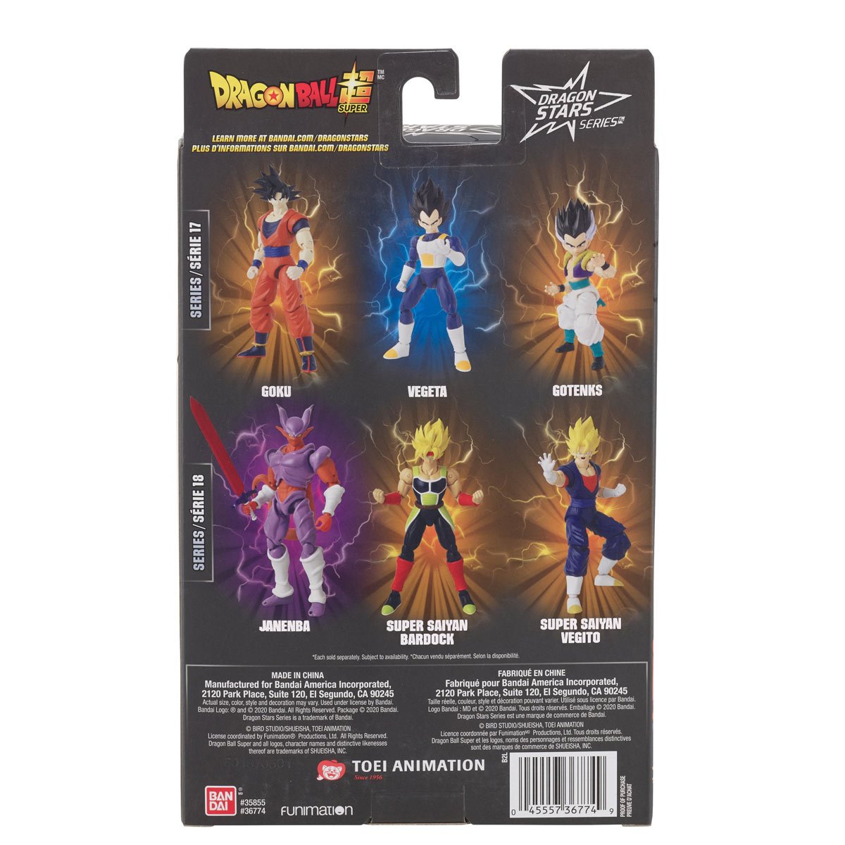 Dragon Ball Super Dragon Stars Action Figure Wave 3 Case of 6