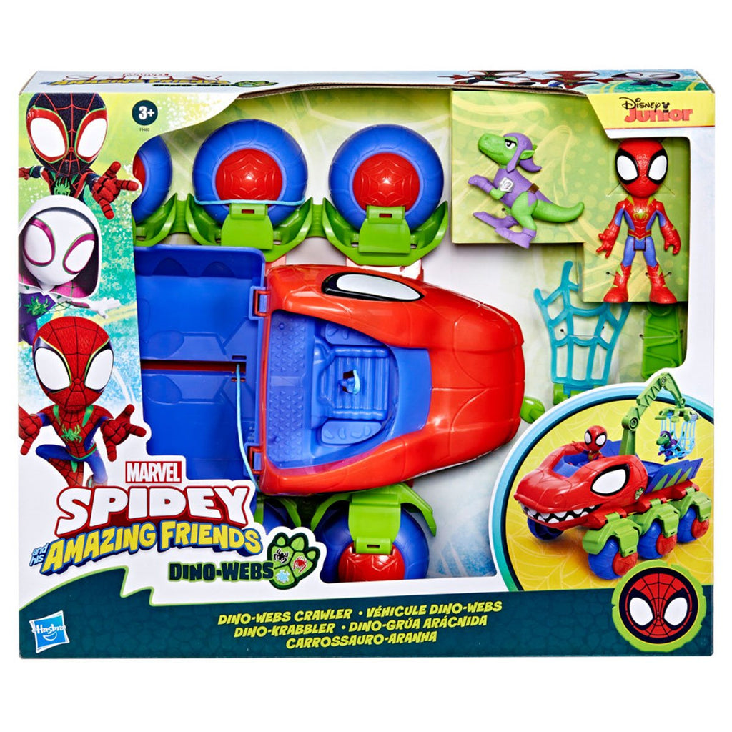 Spidey and His Amazing Friends Dino-Webs Crawler Toy Car Playset