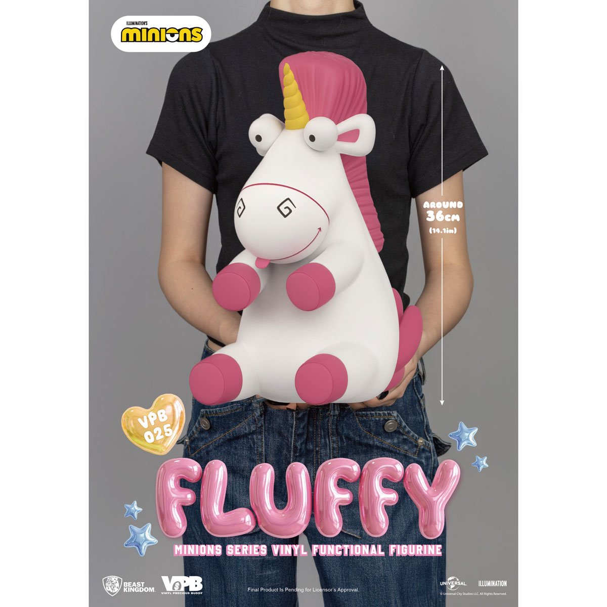 Minions Fluffy VPB-025 Minions Series Vinyl Functional Piggy Bank