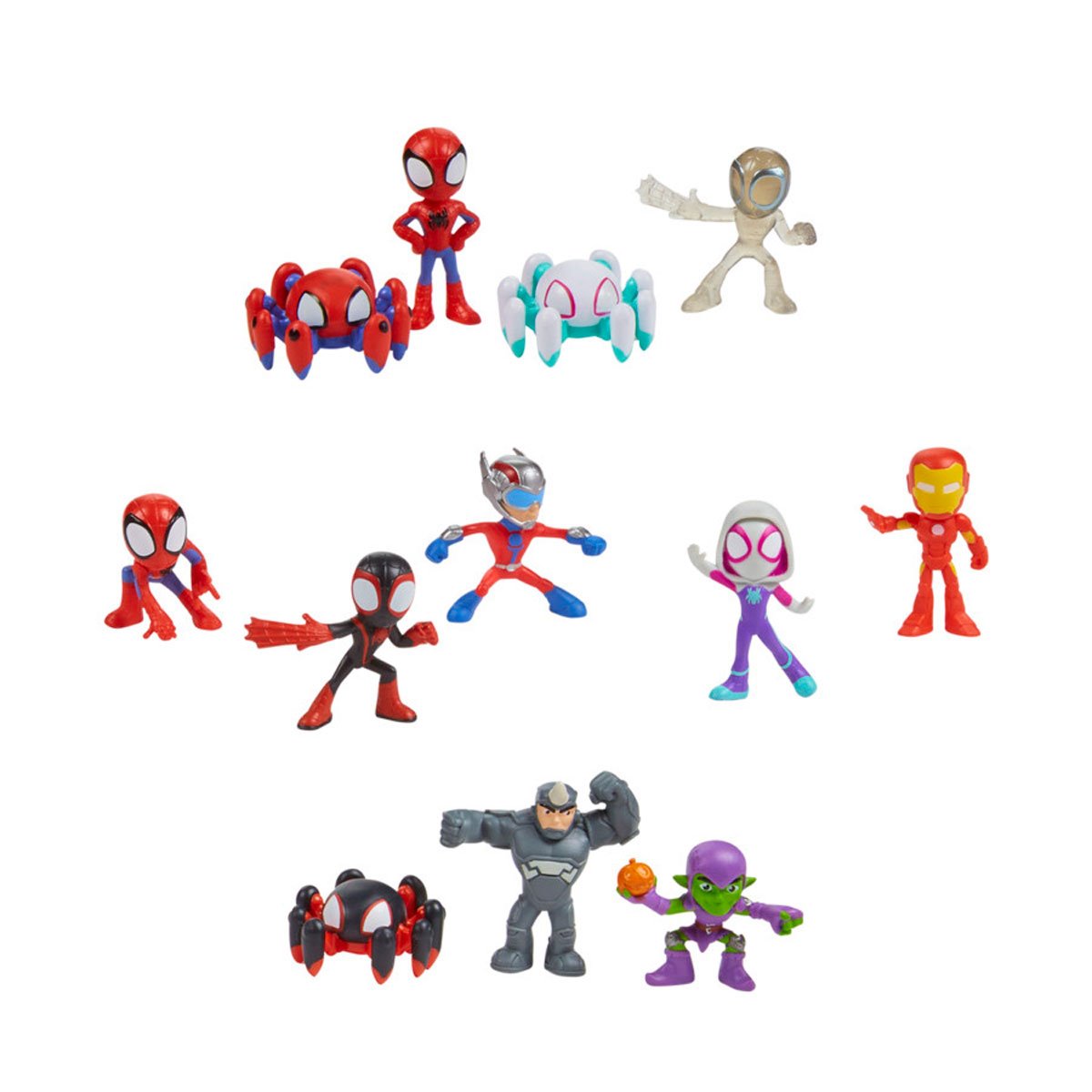 Spidey and His Amazing Friends Webs Up 2 1/2-Inch Mini-Figures Wave 1 Case of 12
