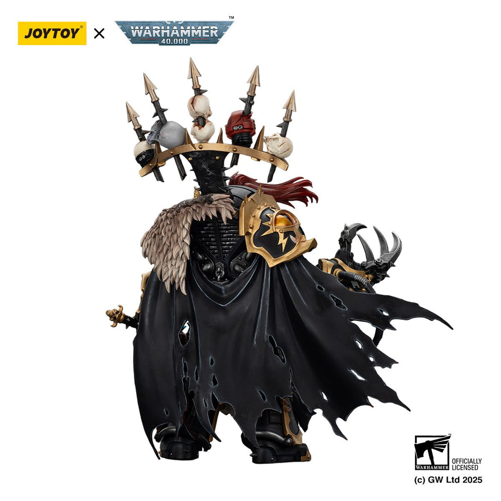 Joy Toy Warhammer 40,000 Black Legion Abaddon the Despoiler with Drach'nyen and Talon of Horus 1:18 Scale Action Figure