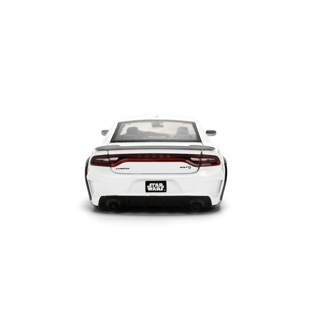 Hollywood Rides Star Wars 2021 Dodge Charger SRT Hellcat 1:24 Scale Die-Cast Metal Vehicle with Stormtrooper Figure
