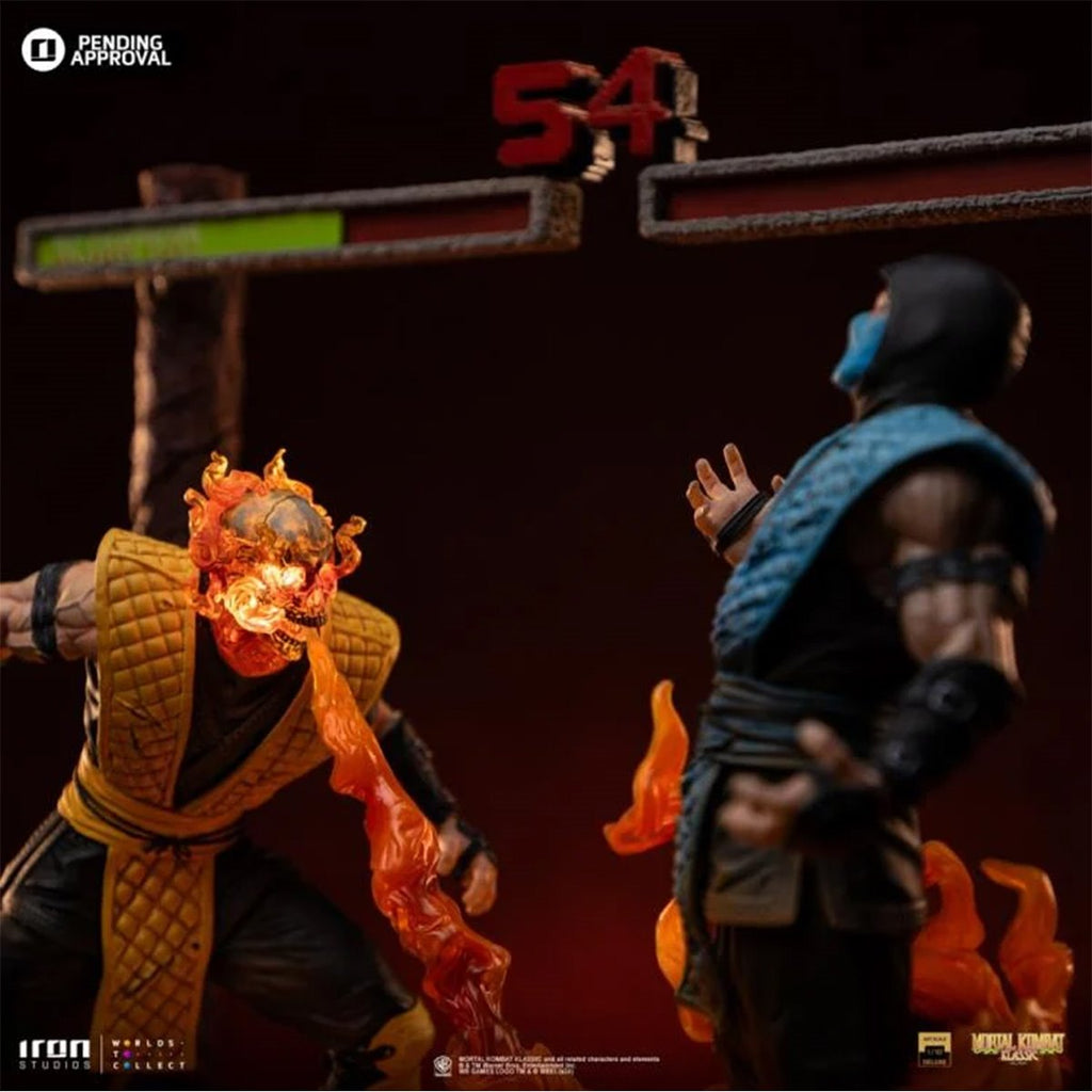 Mortal Kombat Scorpion Fatality 1:10 Deluxe Art Scale Limited Edition Statue