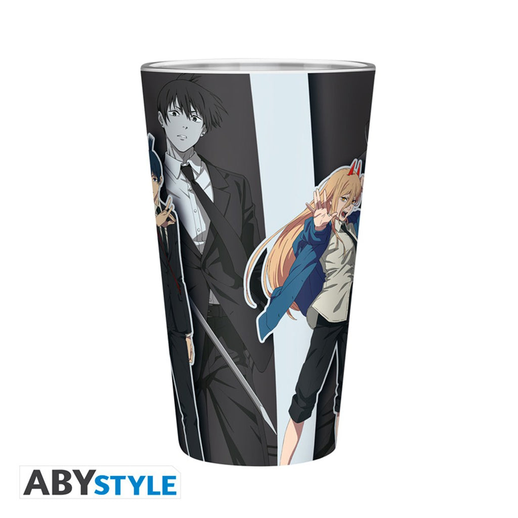 Chainsaw Man Trio Glass