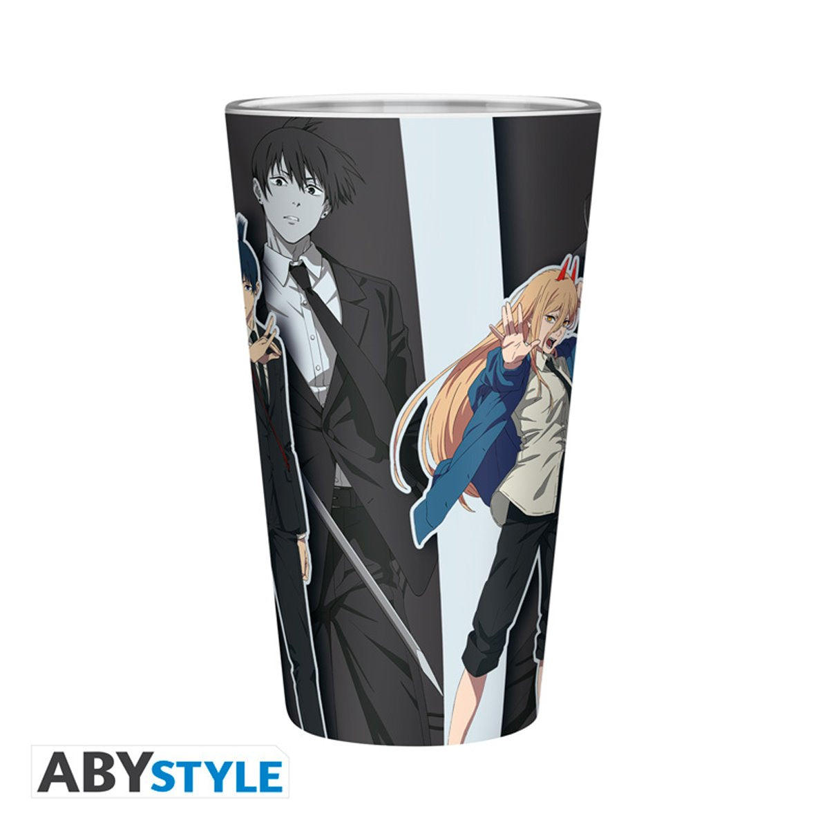 Chainsaw Man Trio Glass