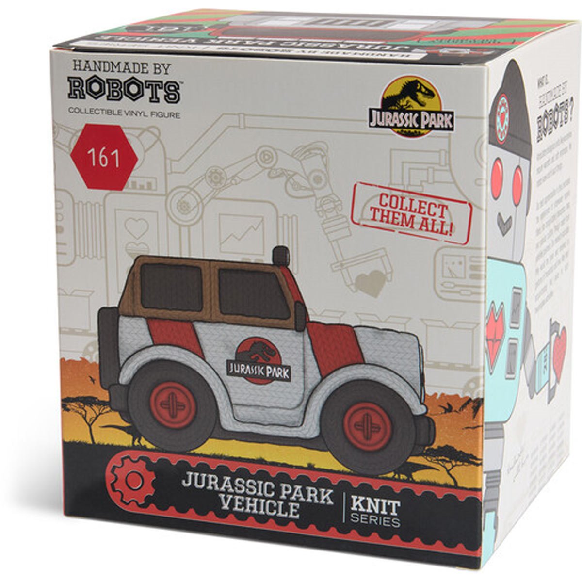 Jurassic Park Park Vehicle #161 Handmade By Robots Vinyl Figure