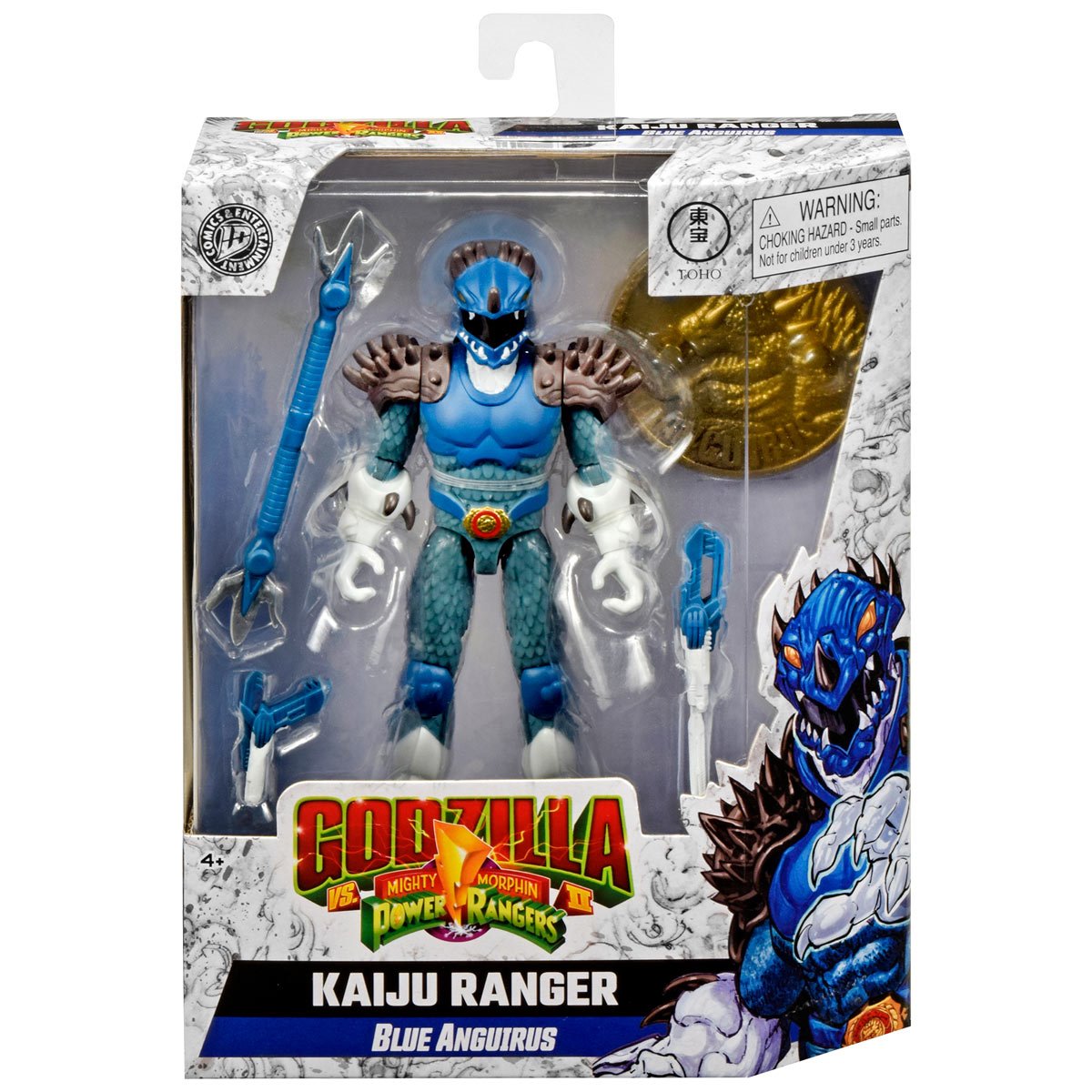 Godzilla vs. Mighty Morphin Power Rangers Wave 1 Action Figure Set of 3