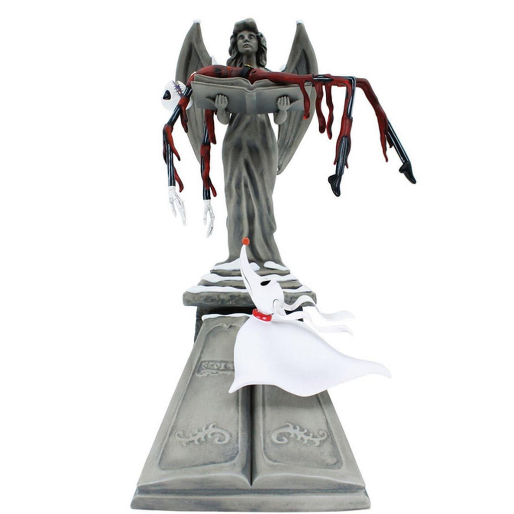 The Nightmare Before Christmas Santa Jack & Zero Statue