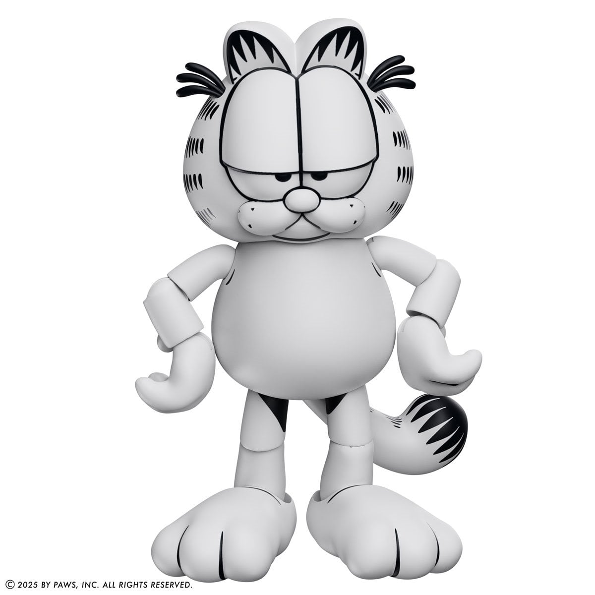 Garfield Black and White Daily Comic Strip Action Figure - Entertainment Earth Exclusive