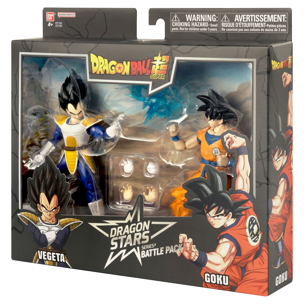 Dragon Ball Dragon Stars Series Battle Pack Vegeta vs Goku Action Figure 2-Pack