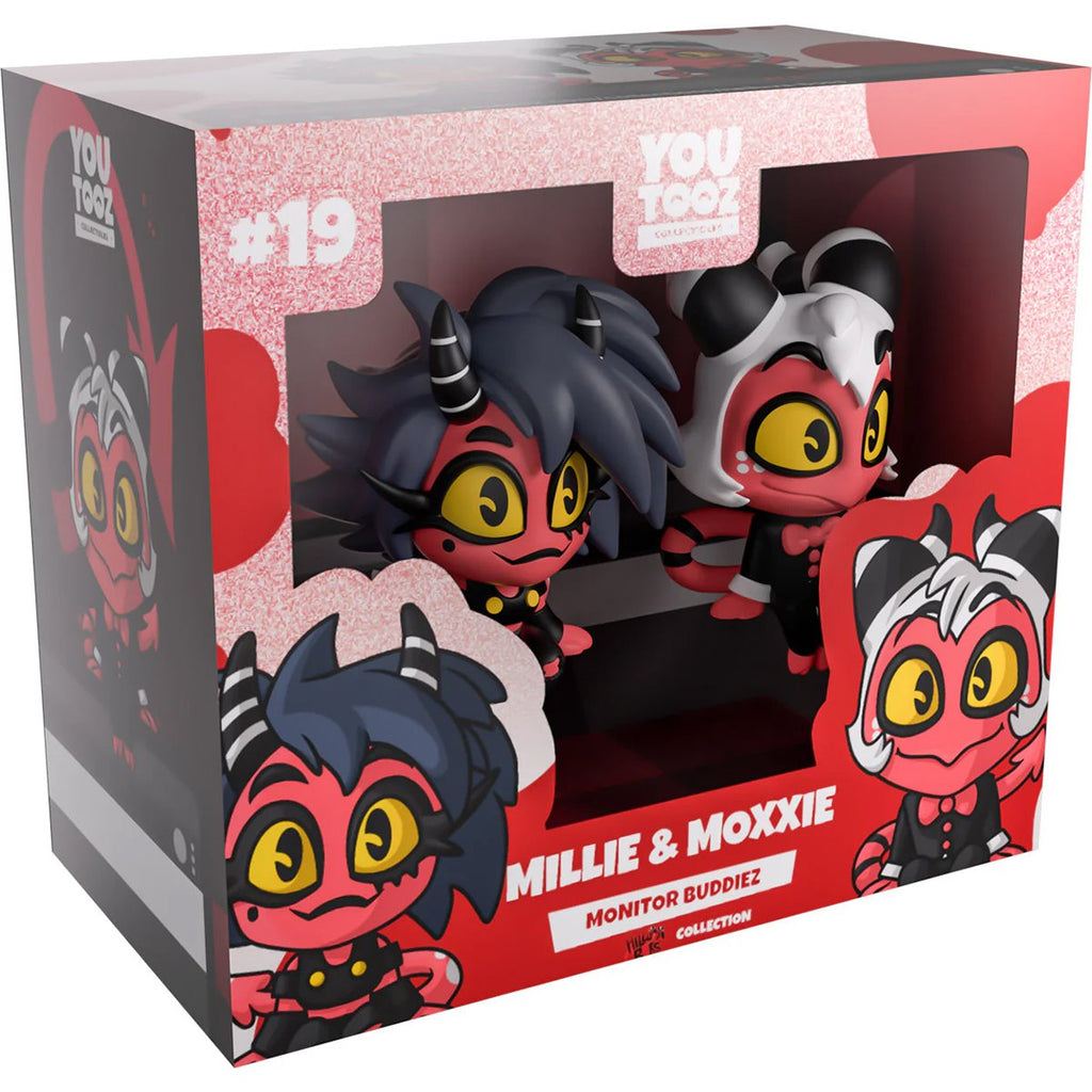 Helluva Boss Collection Millie & Moxxie Monitor Buddiez Vinyl Figure 2-Pack #19