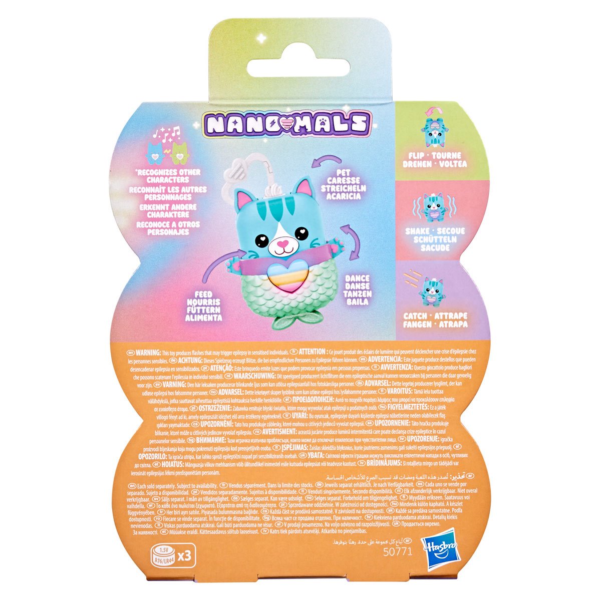 Nano-mals Pawtricia the Blue Kitty Electronic Pet Cat