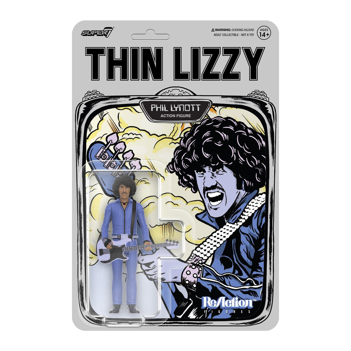 Thin Lizzy Phil Lynott Jailbreak 3 3/4-Inch ReAction Figure