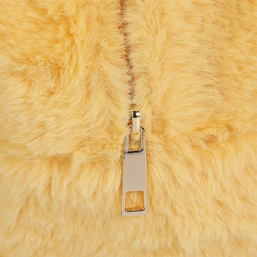 Winnie the Pooh Faux Fur Cosmetic Bag