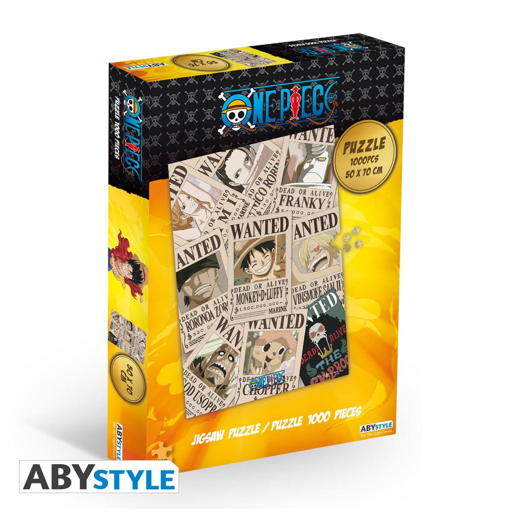 One Piece Wanted Posters 1,000-Piece Puzzle