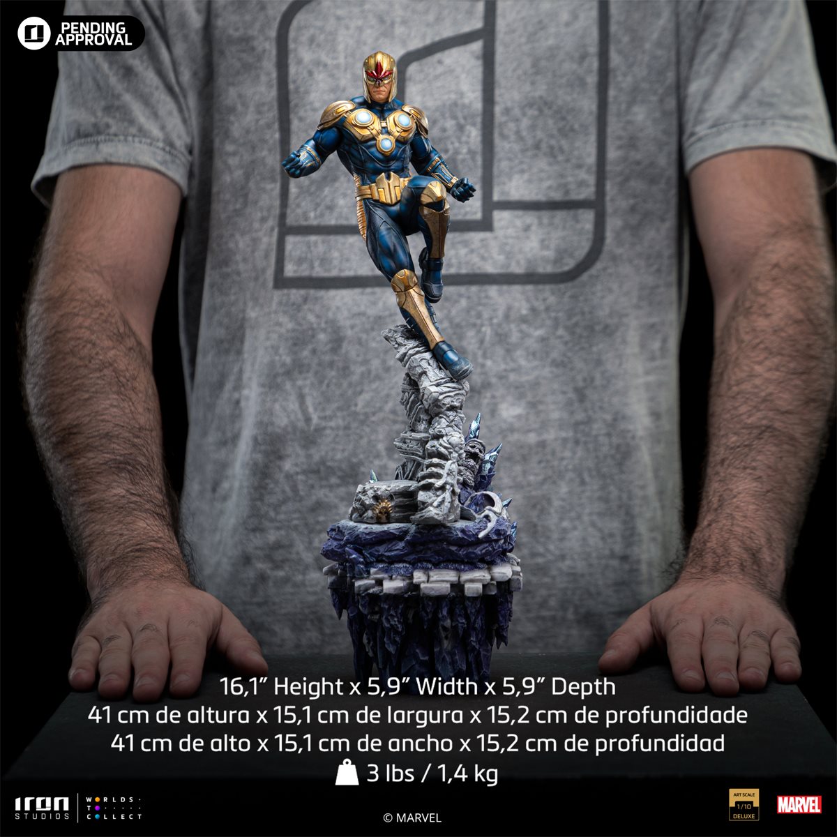 Marvel Nova Deluxe Limited Edition 1:10 Art Scale Statue
