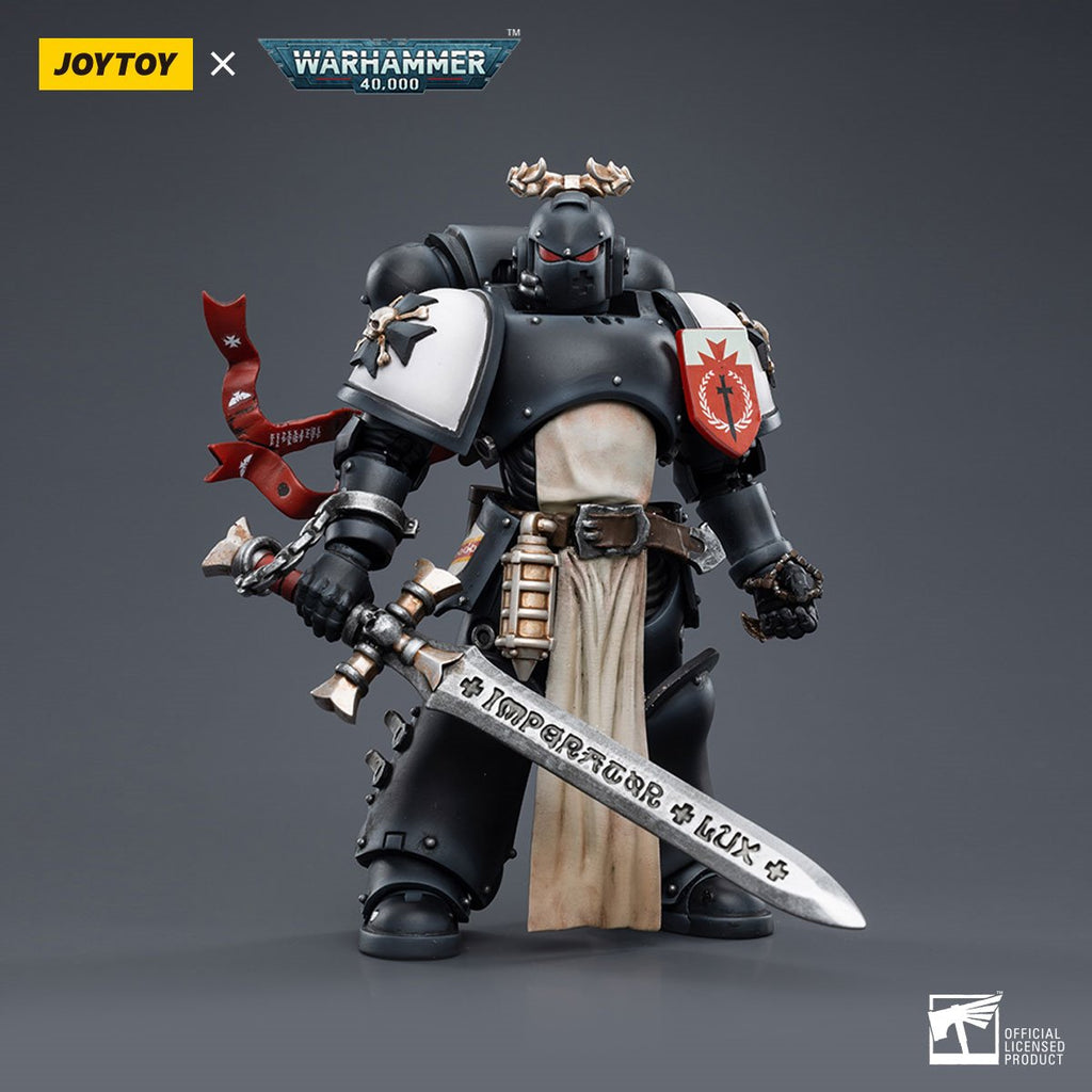 Joy Toy Warhammer 40,000 Black Templars The Emperors Champion Rolantus 1:18 Scale Action Figure