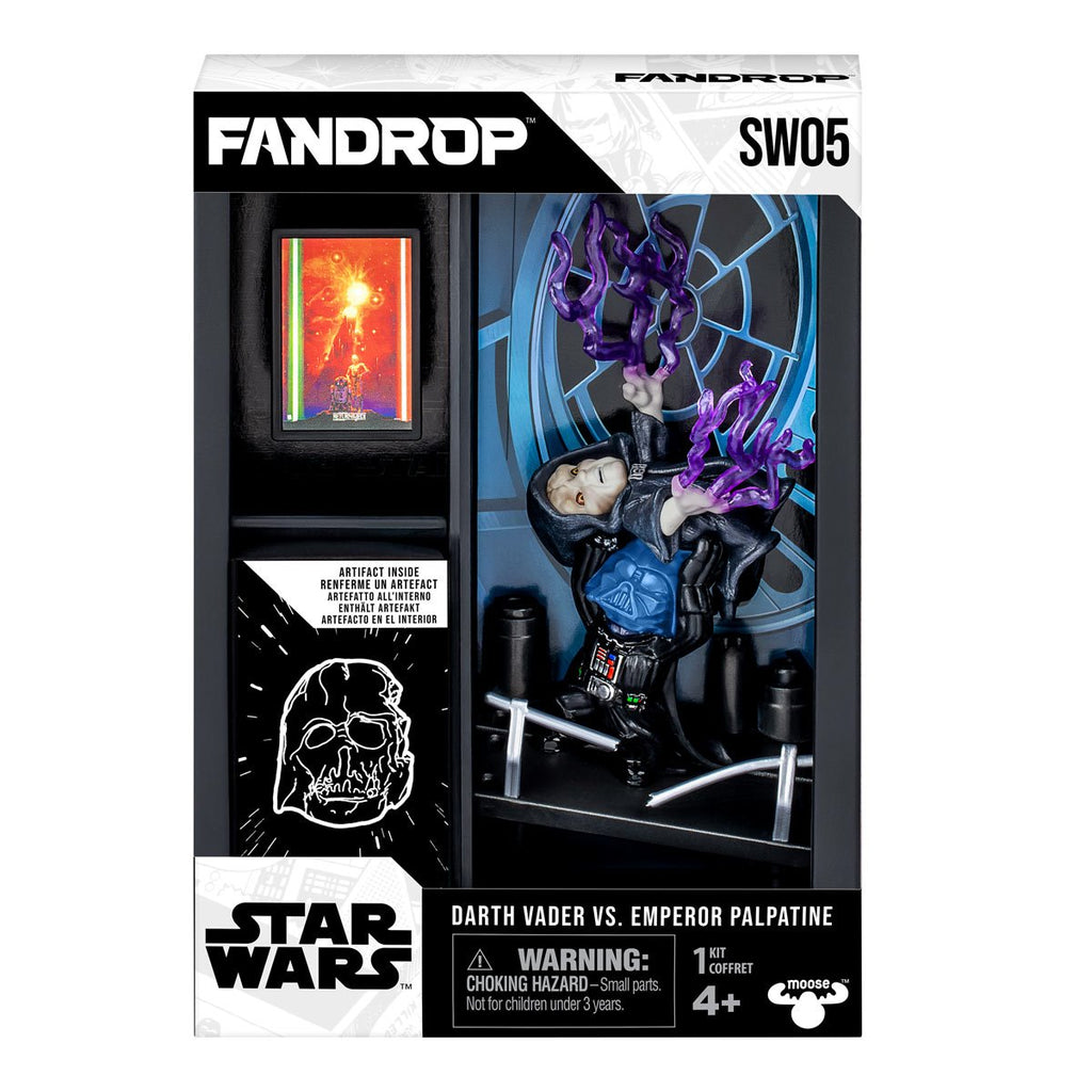 Star Wars Darth Vader Vs Emperor Palpatine Fandrop Figure Diorama