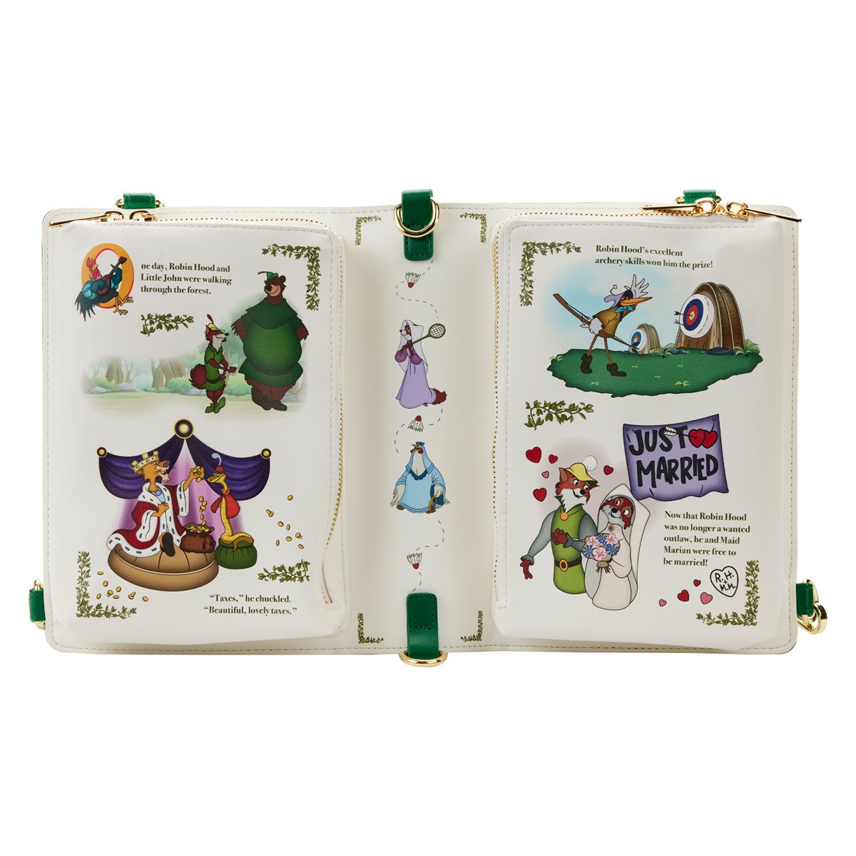 Robin Hood Classic Book Convertible Crossbody Purse