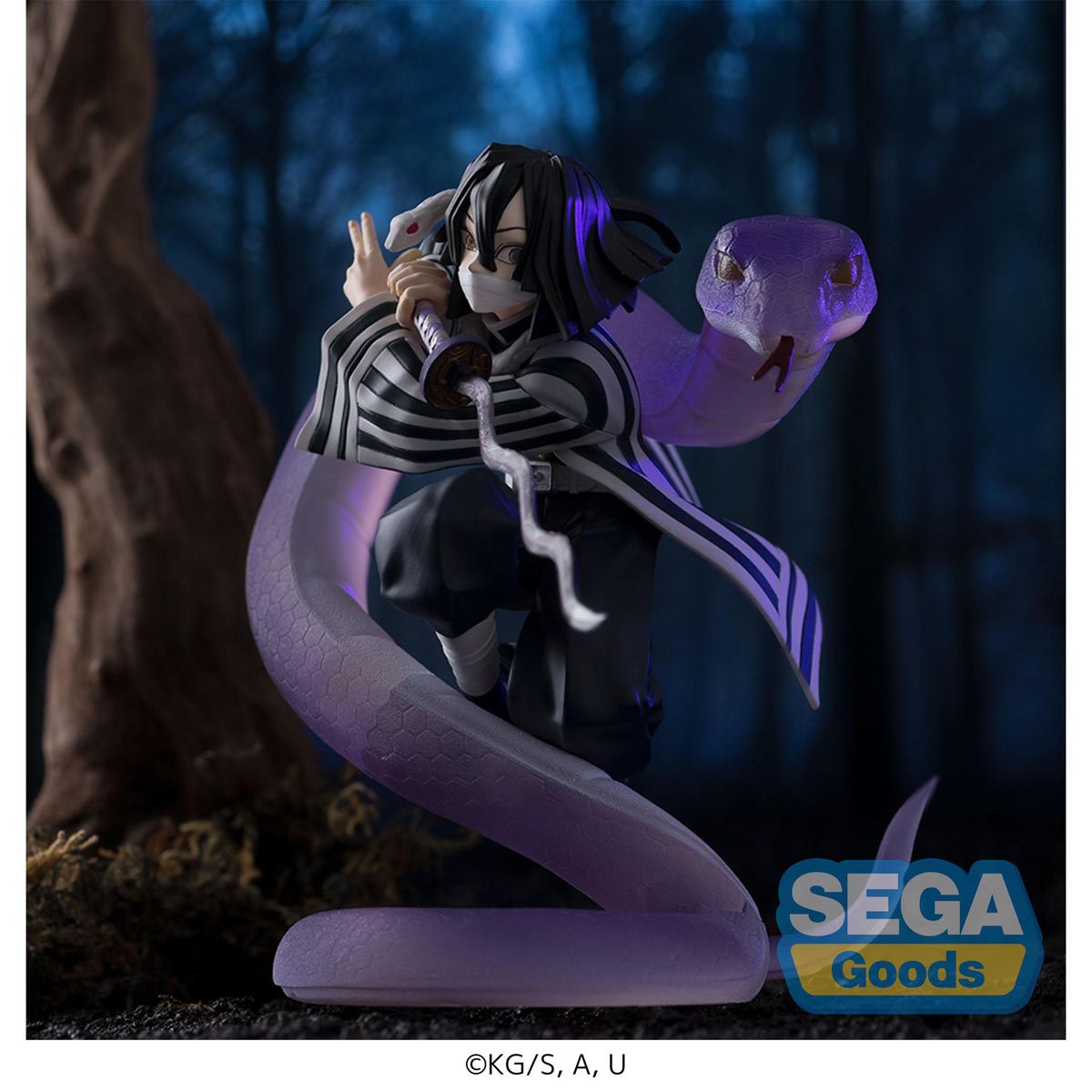Demon Slayer: Kimetsu no Yaiba Obanai Iguro Hashira Training Arc XrossLink Anime Statue
