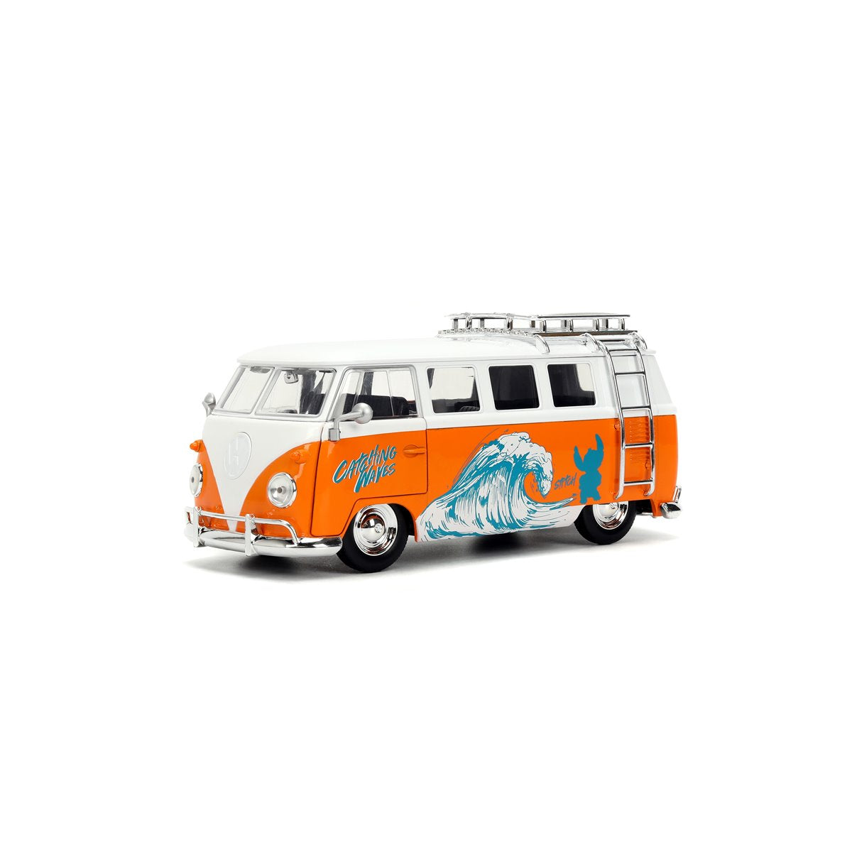Hollywood Rides Lilo & Stitch 1961 Volkswagen Bus 1:24 Scale Die-Cast Metal Vehicle with Stitch Figure