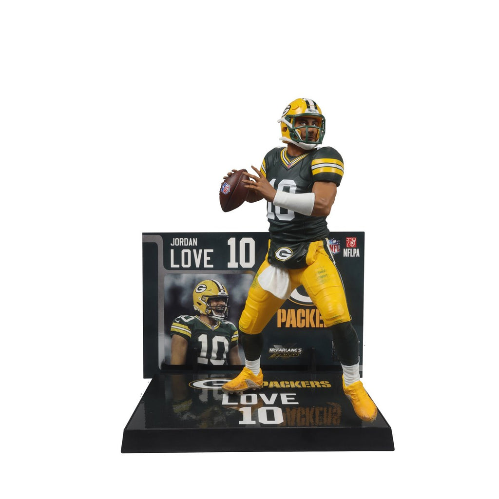 NFL SportsPicks 2024 Wave 1 Green Bay Packers Jordan Love 7-Inch Scale Posed Figure