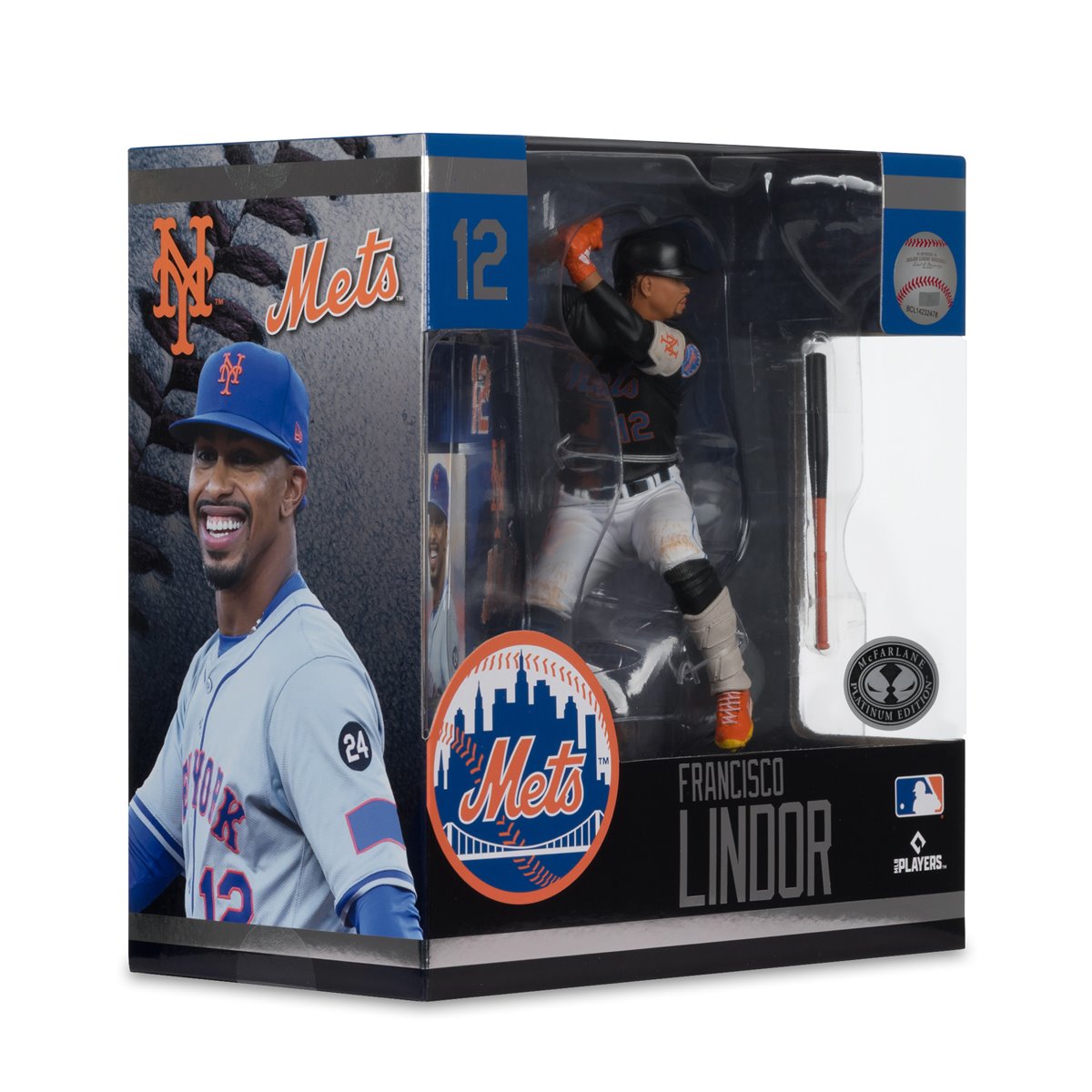 MLB SportsPicks New York Mets Francisco Lindor 7-Inch Posed Figure