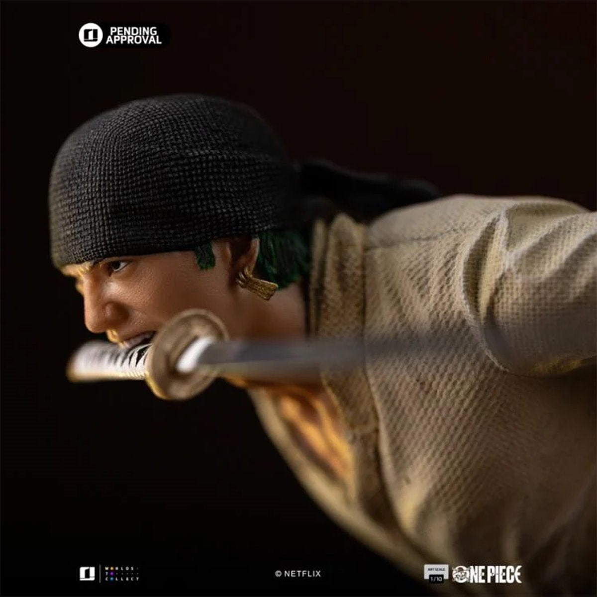 One Piece Netflix Roronoa Zoro 1:10 Art Scale Limited Edition Statue