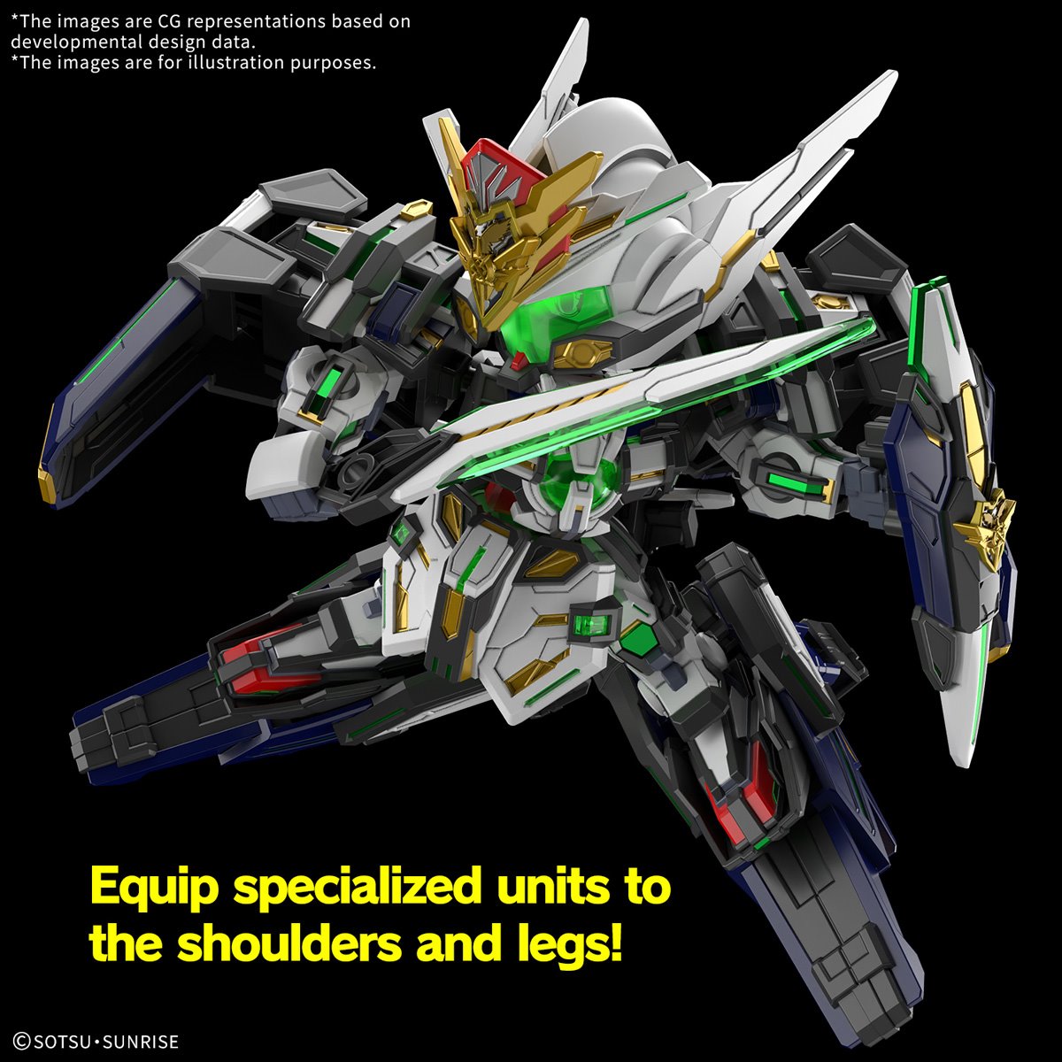 SD Gundam World Heroes GF Gundam Astraea Type-B Model Kit