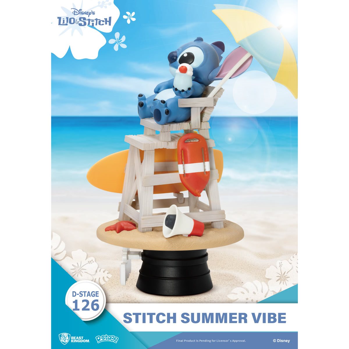 Lilo and Stitch Summer Vibes DS-126 D-Stage Statue