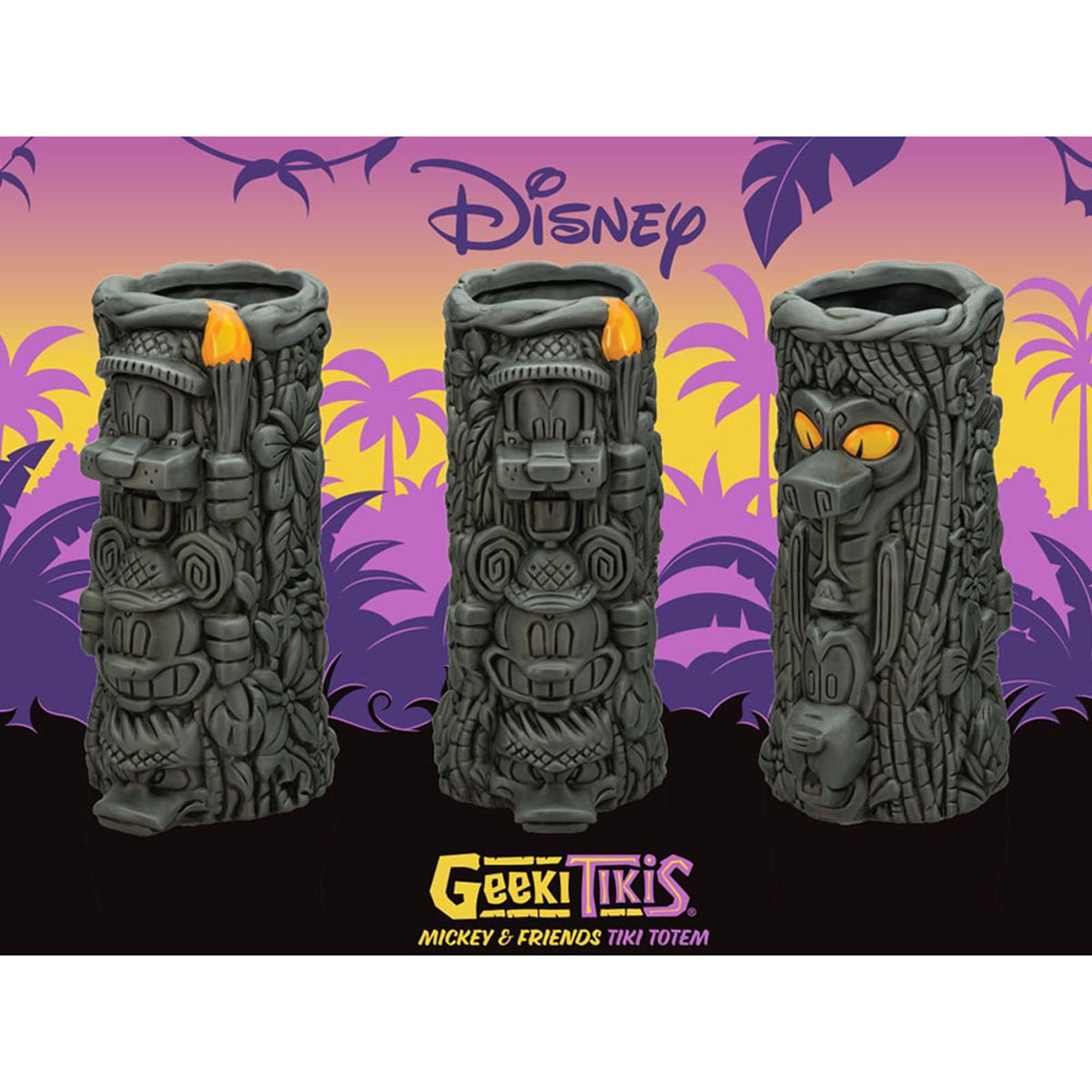 Mickey and Friends Tiki Totem Limited Edition 36 oz. Geeki Tikis Mug