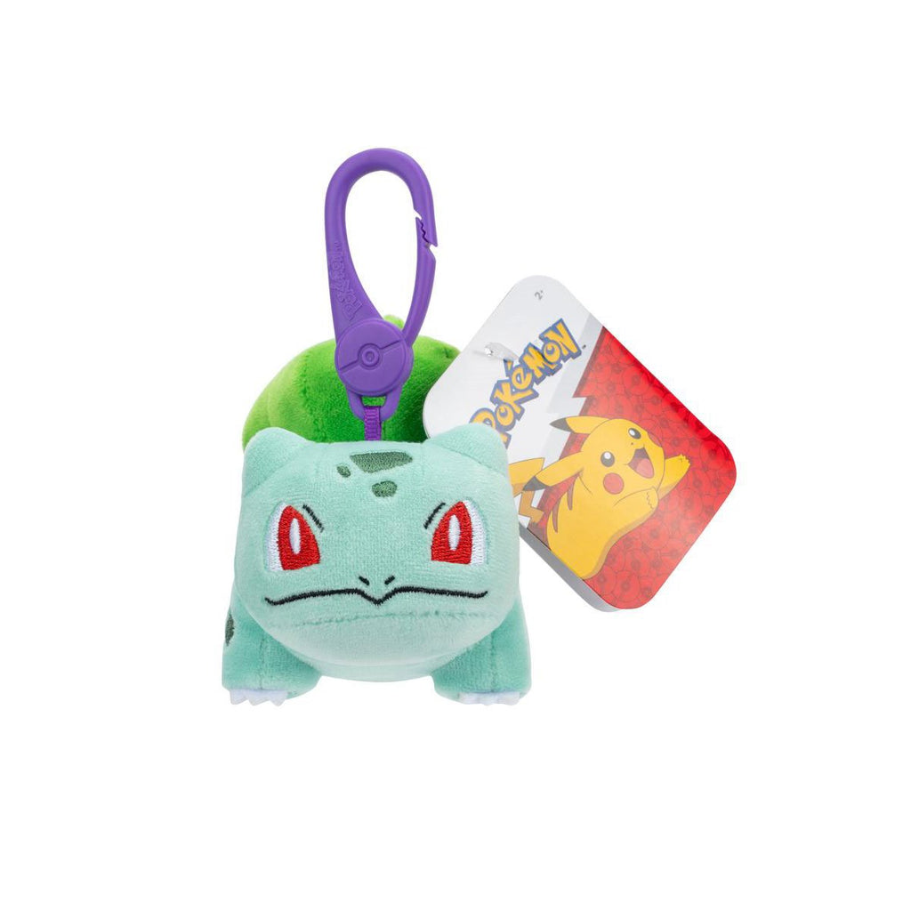 Pokemon Random Plush 3 1/2-Inch Clip-On Case of 12