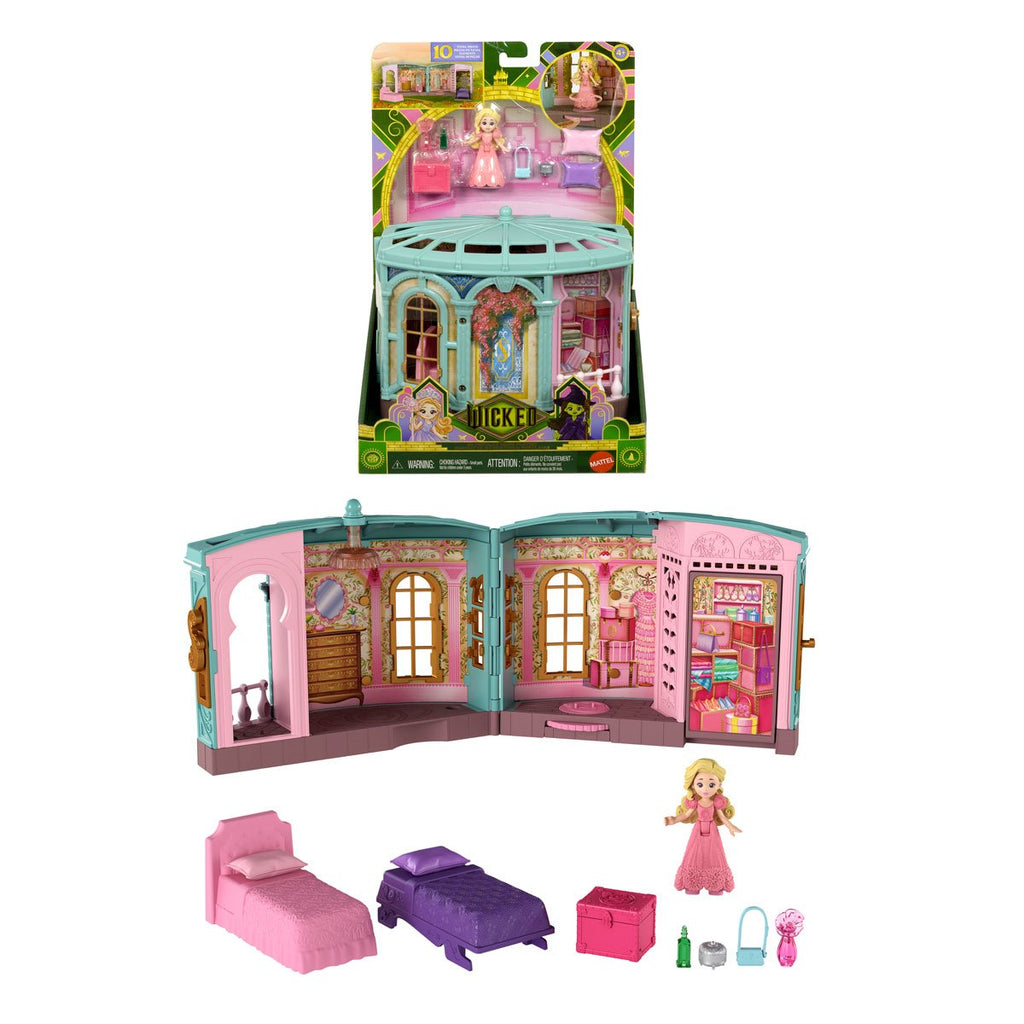 Wicked So Popular Dorm Playset with Glinda Doll