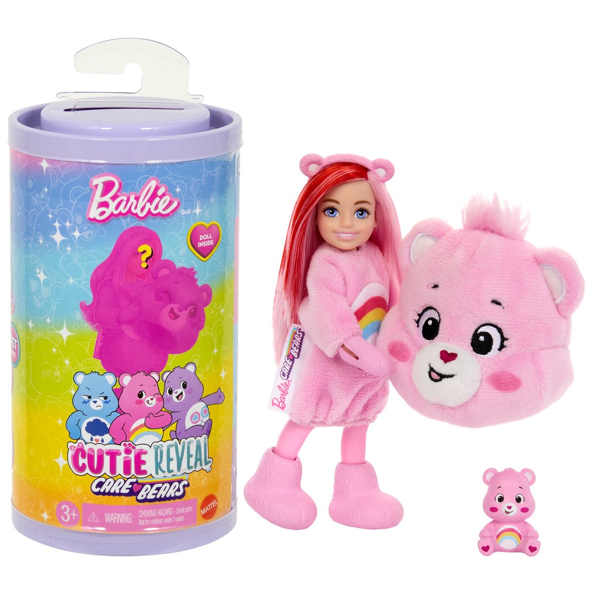Barbie Care Bears Chelsea Cutie Reveal Doll Case of 3
