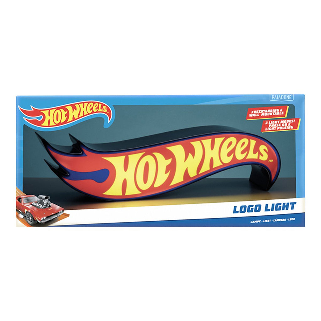 Hot Wheels Shaped Yellow Logo Light
