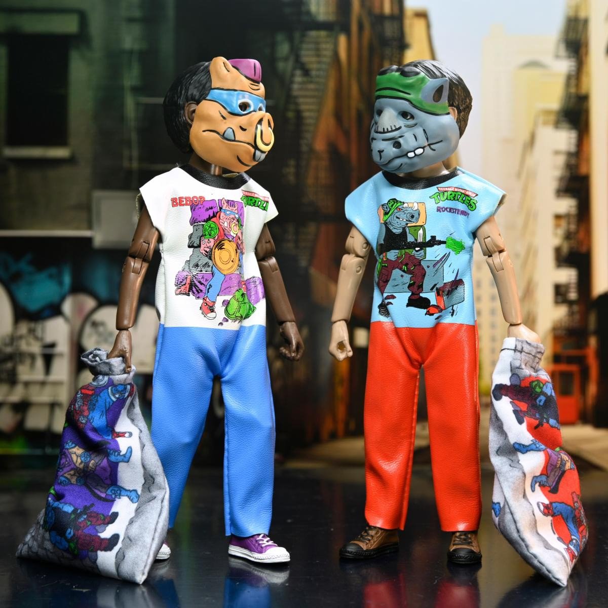 Ben Cooper x Teenage Mutant Ninja Turtles (1987 Cartoon) Costume Series 12 6-Inch Clothed Figure Set of 7