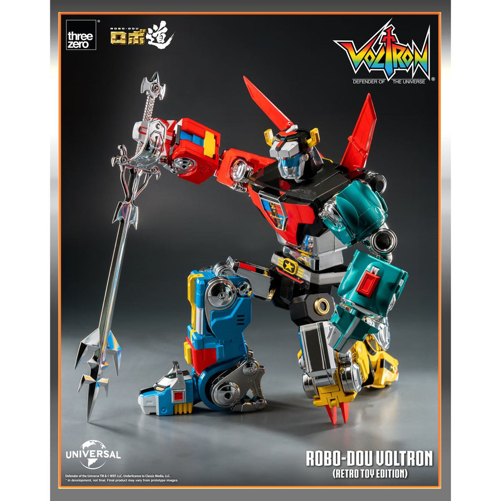 Voltron: Defender of the Universe Voltron Retro Toy Edition ROBO-DOU Action Figure