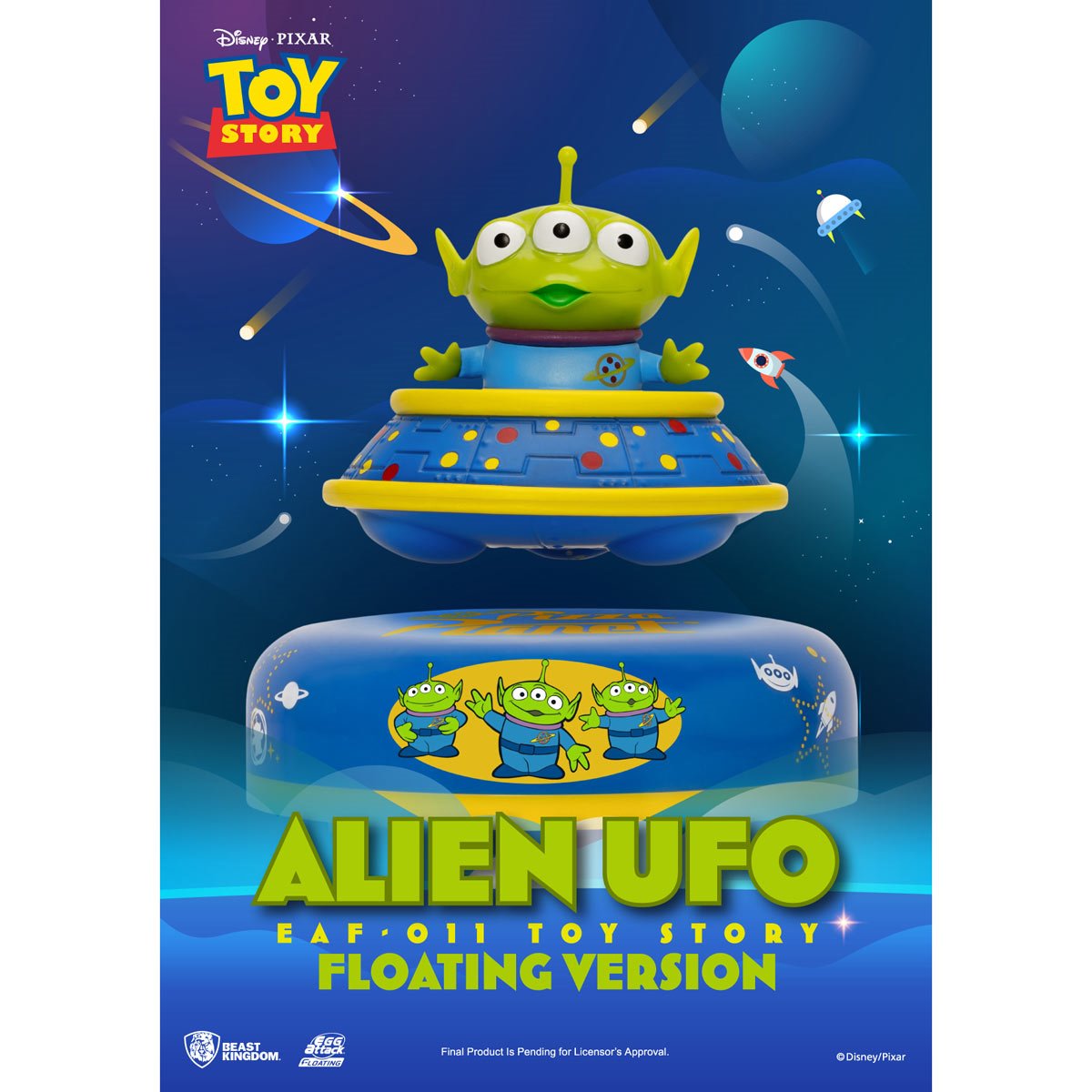 Toy Story Alien UFO Floating Version EAF-011 Egg Attack Floating Statue
