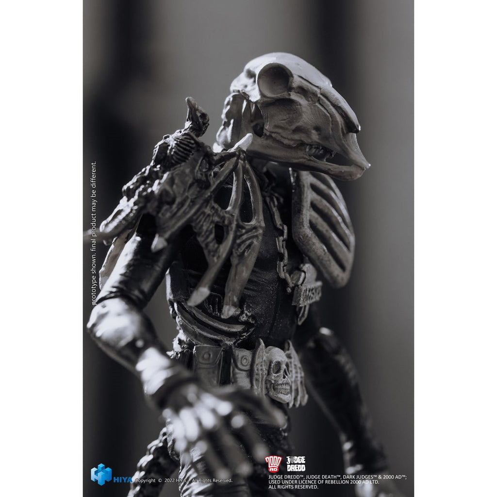 Judge Dredd Judge Mortis Black and White Exquisite Mini Series 1:18 Scale Action Figure