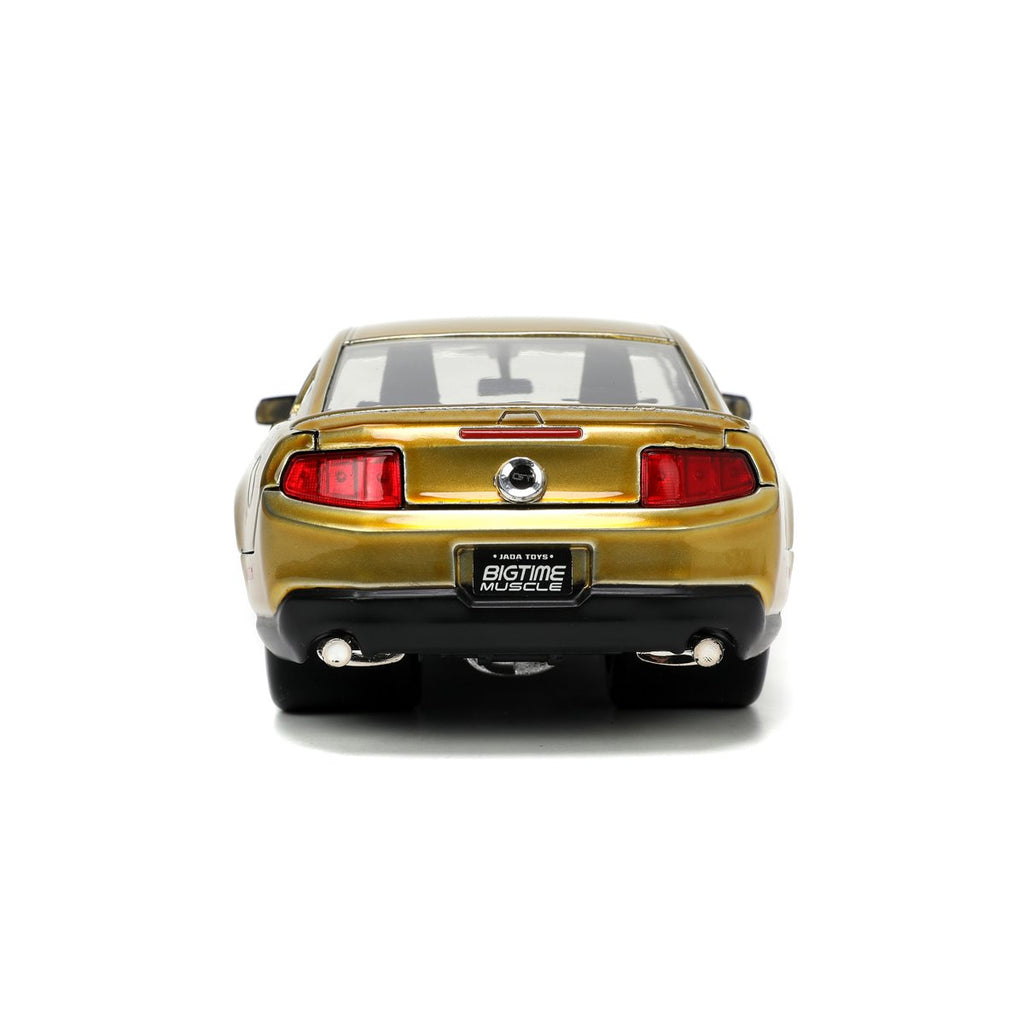 Bigtime Muscle 2010 Ford Mustang GT Tom's Racing 1:24 Scale Die-Cast Metal Vehicle