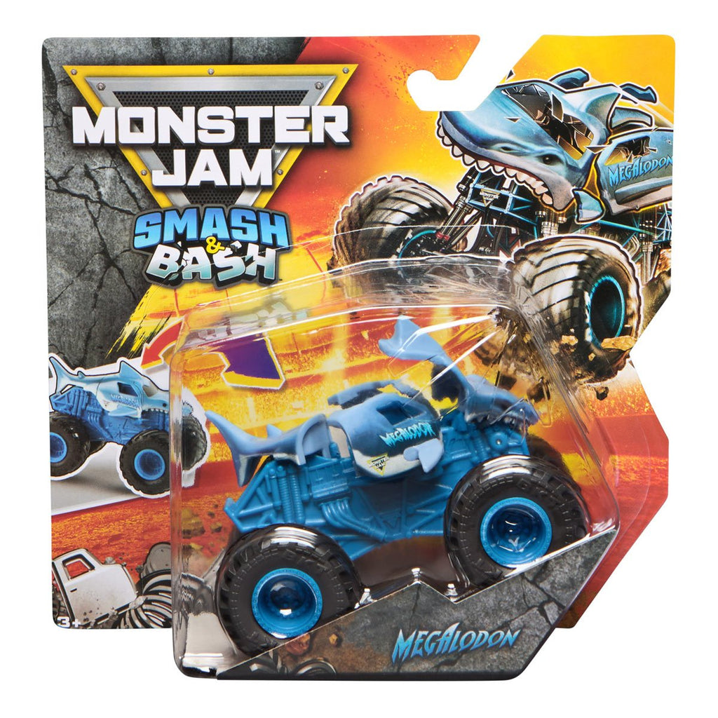 Monster Jam Smash & Bash Mix 1 1:64 Scale Vehicle Case of 3